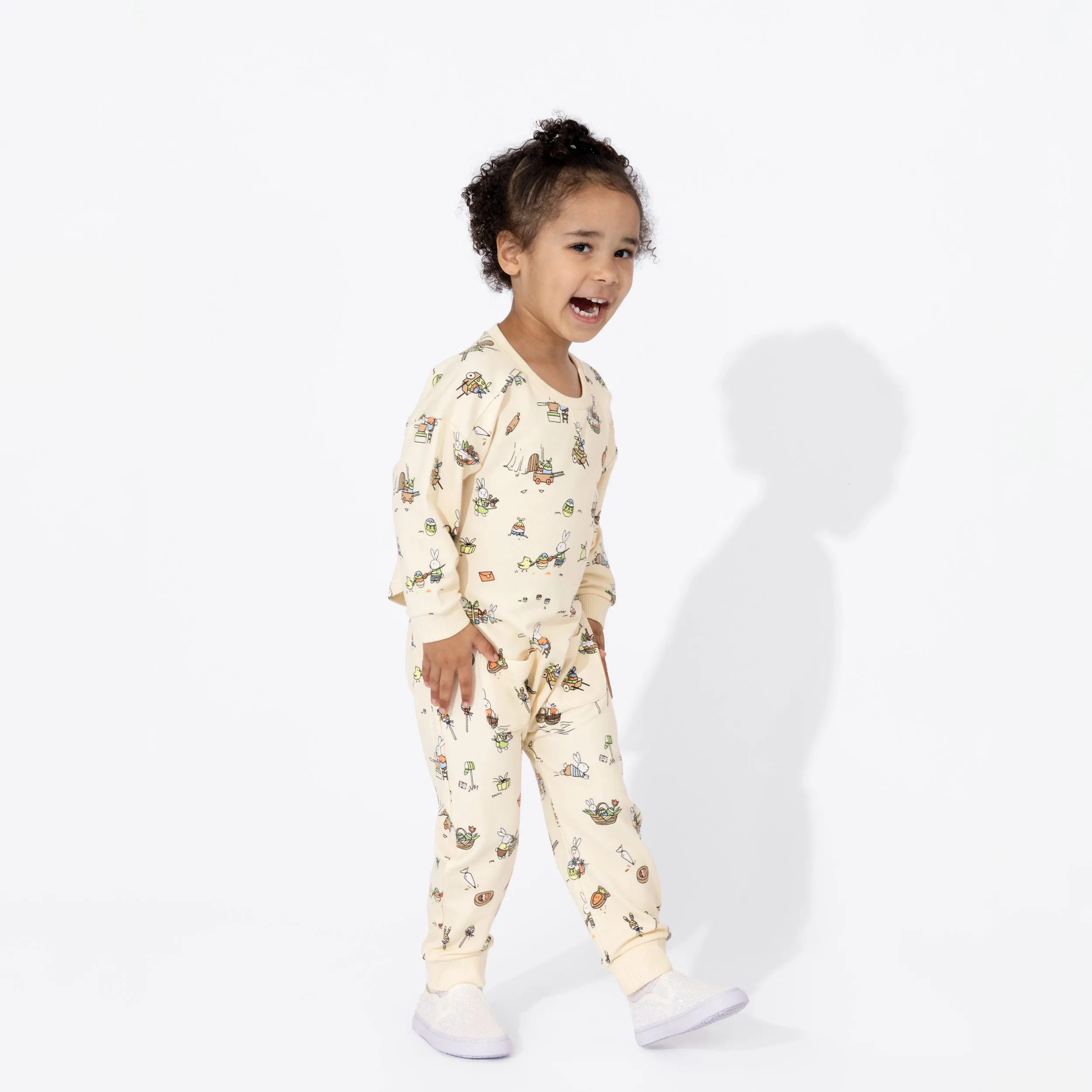 ---Bunny Workshop French Terry Daywear Romper--