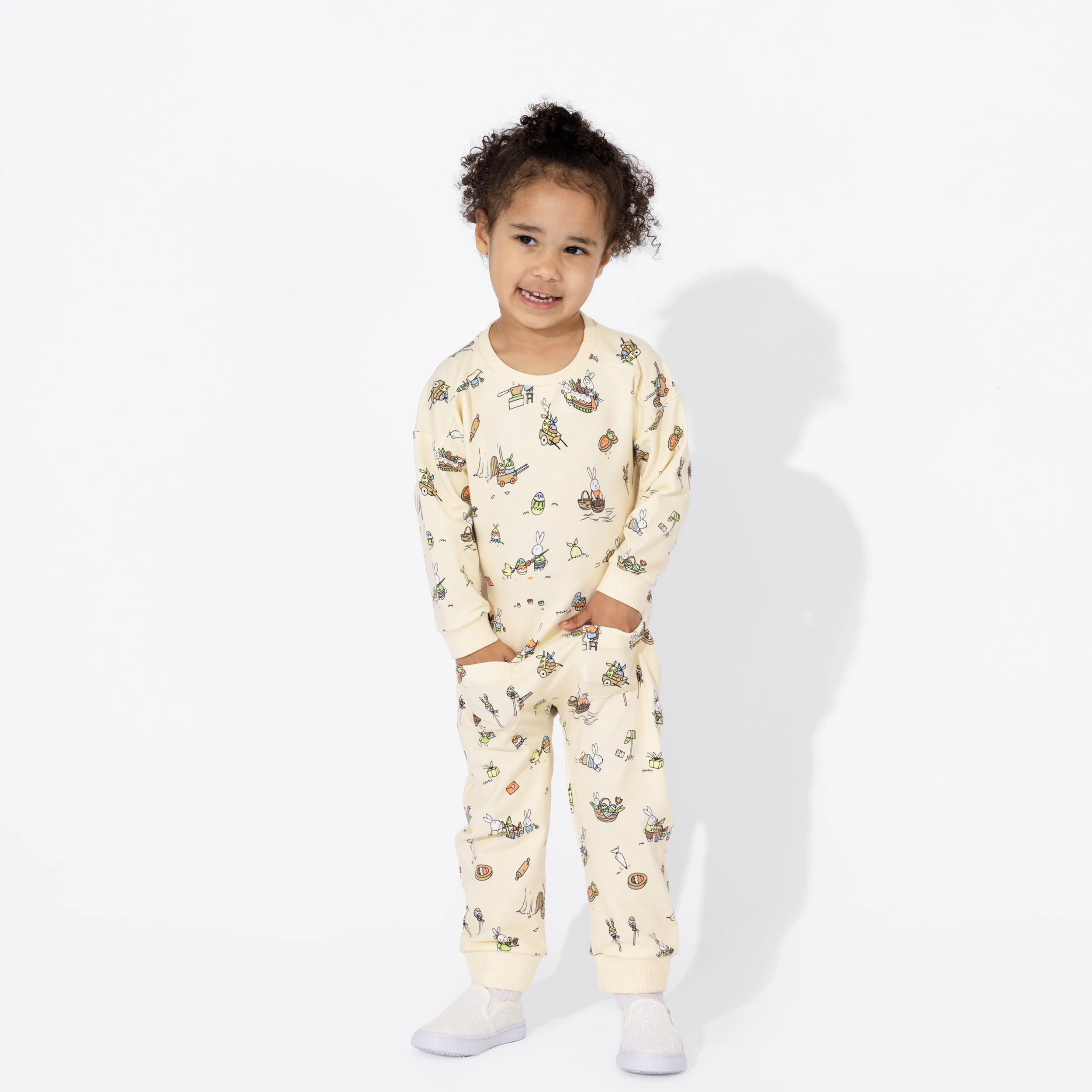 ---Bunny Workshop French Terry Daywear Romper--