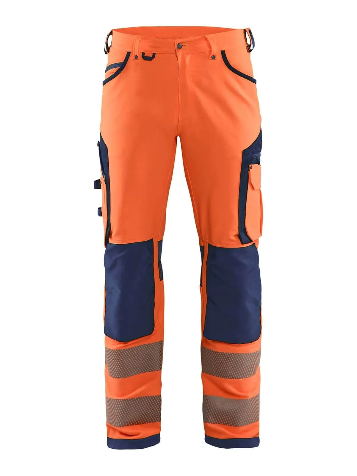 1197-1642 High Vis Work Trousers 4-Way Stretch - Blåkläder