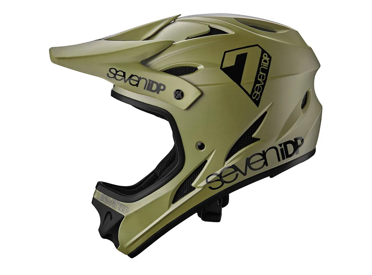 7 iDP M1 Full Face Helmet - Army Green - 2022