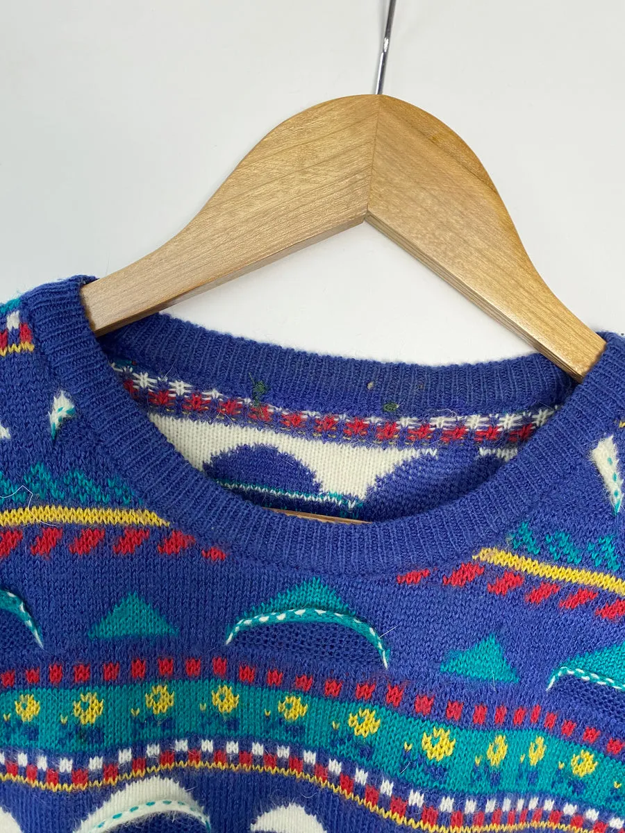 90s Grandad jumper (M)