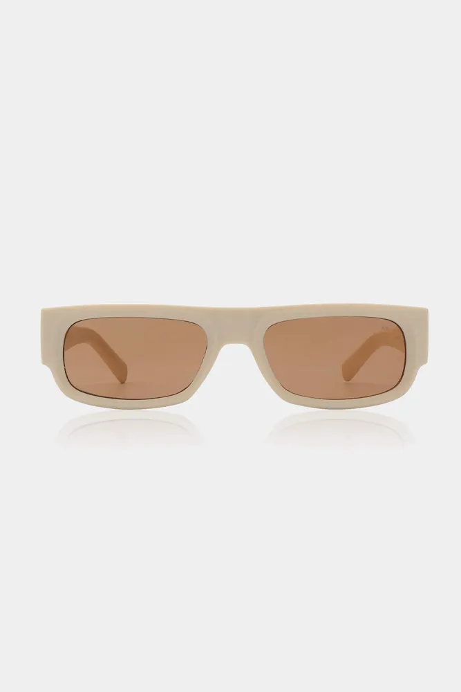 A Kjaerbede Jean Cream Sunglasses