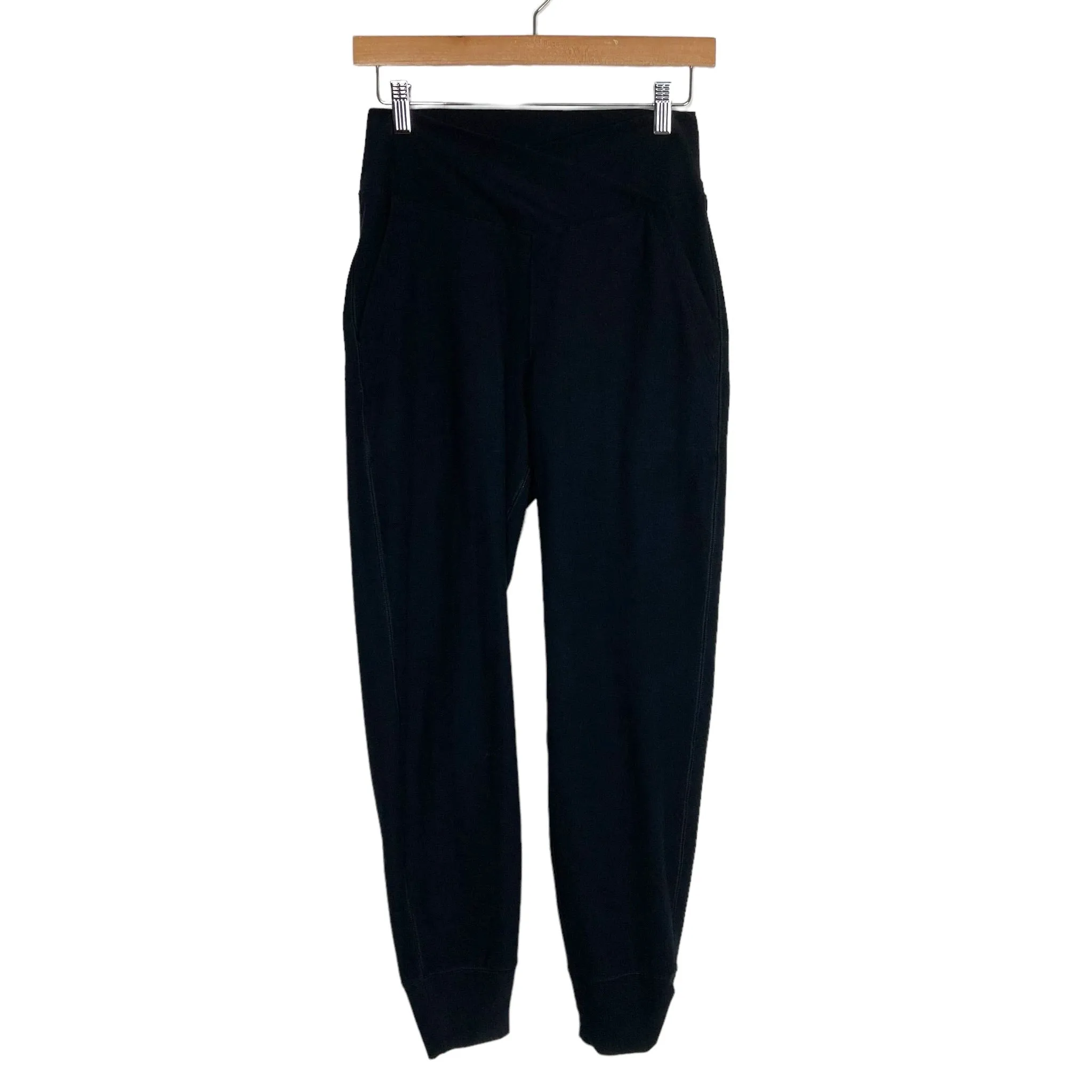 Abercrombie & Fitch Black V-Waist with Deep Pockets Joggers- Size S (Inseam 27”)