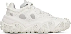 Acne Studios White Bolzter Tumbled Sneakers