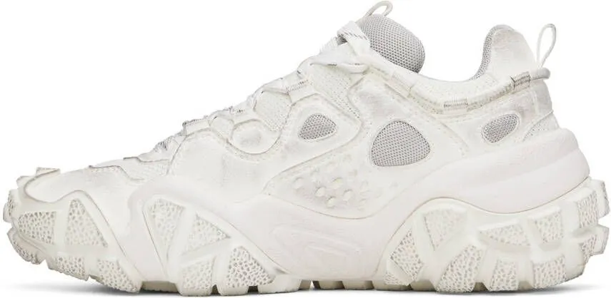 Acne Studios White Bolzter Tumbled Sneakers