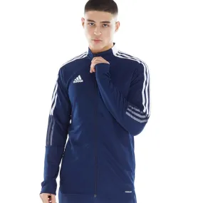 adidas Mens Tiro 21 Tracksuit Top Navy Blue