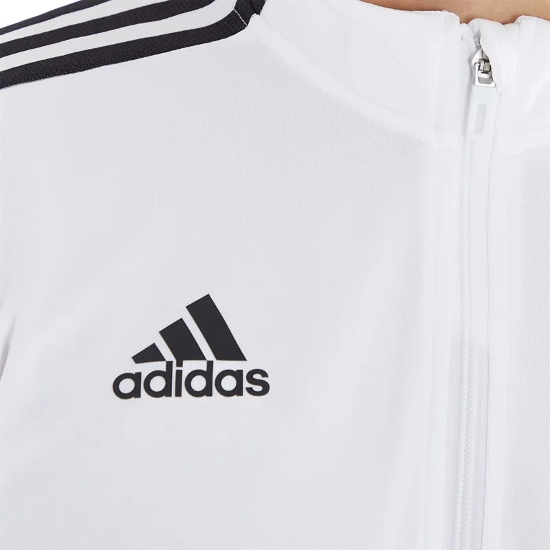 adidas Mens Tiro 21 Tracksuit Top White/Black