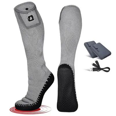 Adult ActionHeat 5V House Slipper Heated Knee High Socks