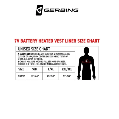 Adult Gerbing 7V Battery Heated Liner Vest