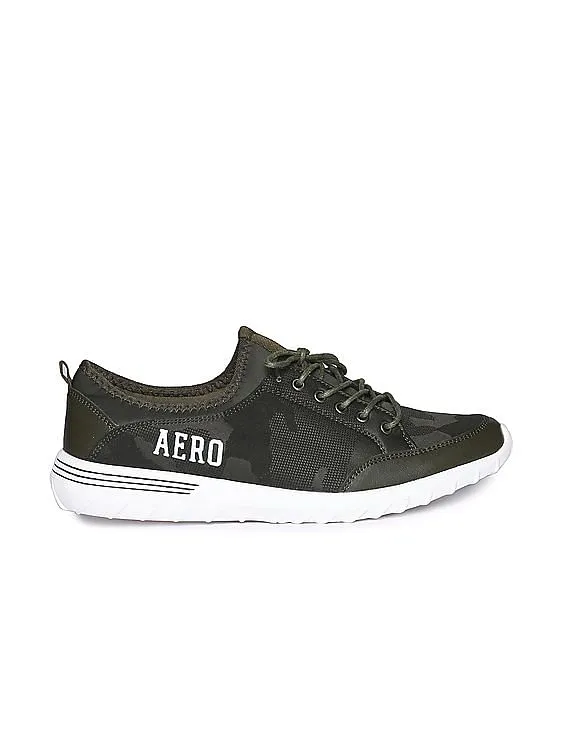 Aeropostale Contrast Sole Camo Pattern Sneakers