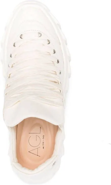 AGL Blondie lace-up sneakers Neutrals