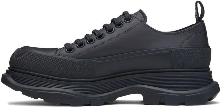 Alexander McQueen Black Tread Slick Sneakers