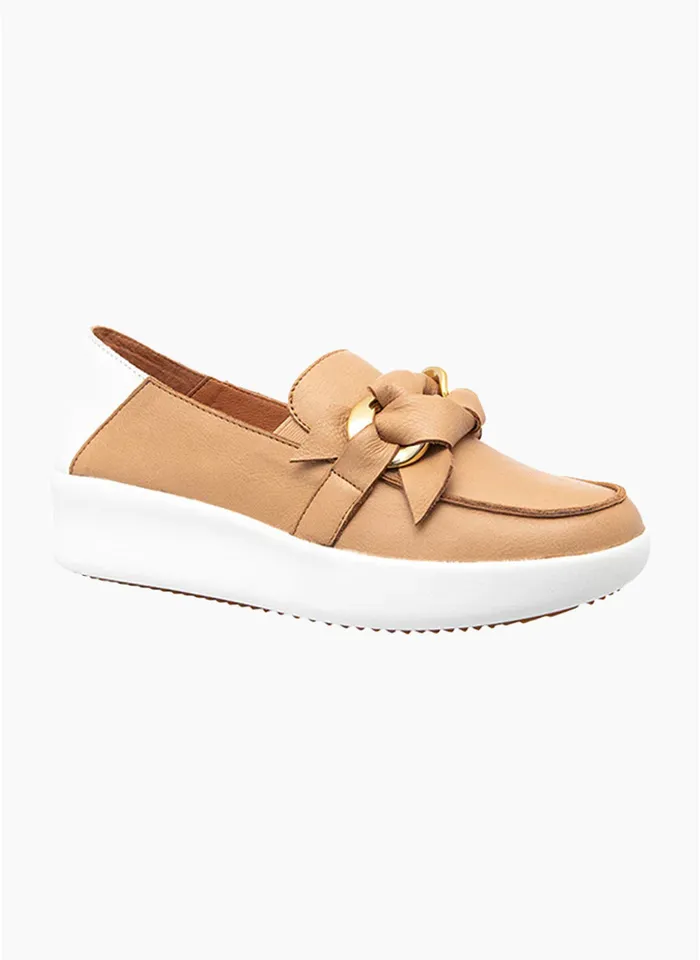 Alfie & Evie Mafia Loafer - Camel