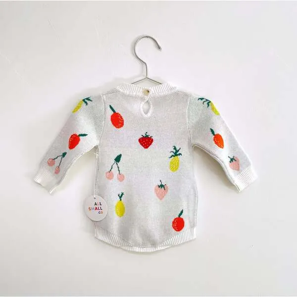 All Small Co Fruit Stand Romper, Prints