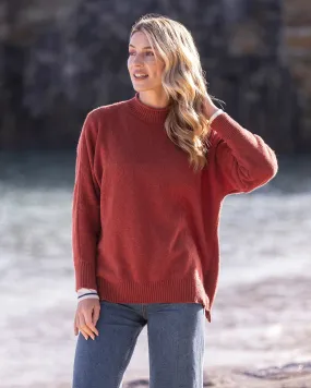 Alpaca Blend Slouch Crew Jumper