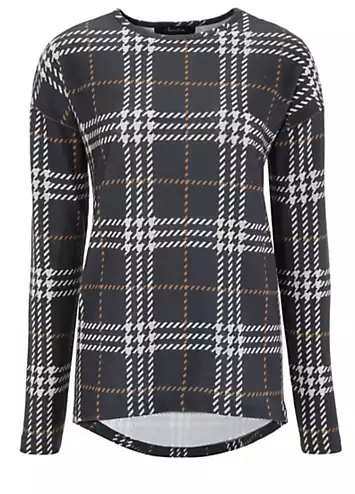 Aniston Casual Checked Jumper | Kaleidoscope