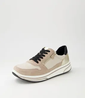 ARA Sapporo 40 Sand Schwarz Suedeleather Sneakers