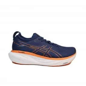 Asics GEL-NIMBUS 25 | Deep Ocean/Bright Orange | Mens Running Trainers