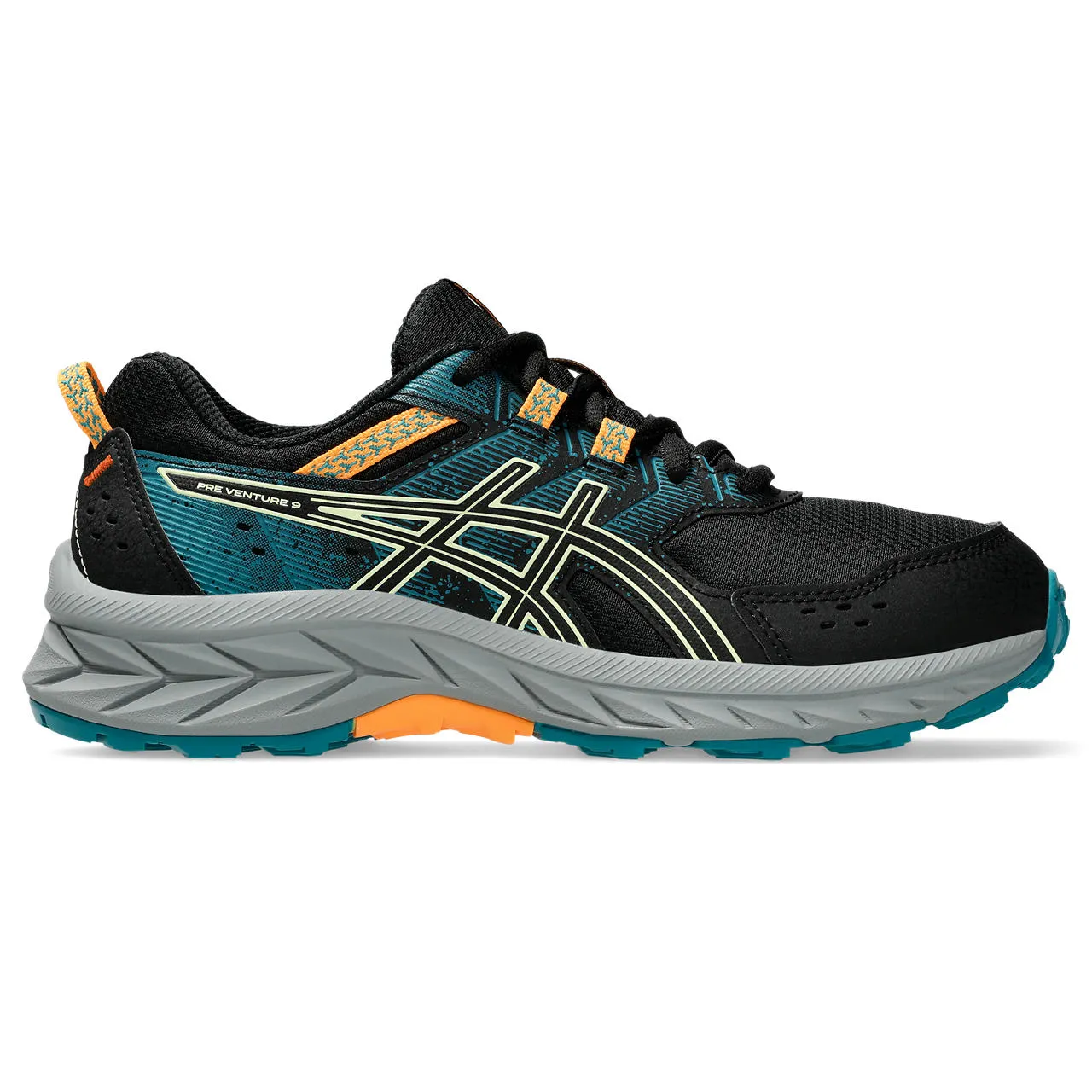 Asics Kids' Pre Venture 9 Grade School Black/Cool Matcha | Buy Asics Kids' Pre Venture 9 Grade School Black/Cool Match