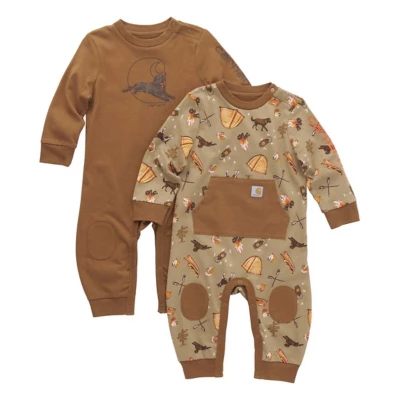 Baby Carhartt Camp Long Sleeve Romper Set