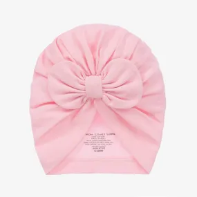 Baby Girls Pink Pima Cotton Hat