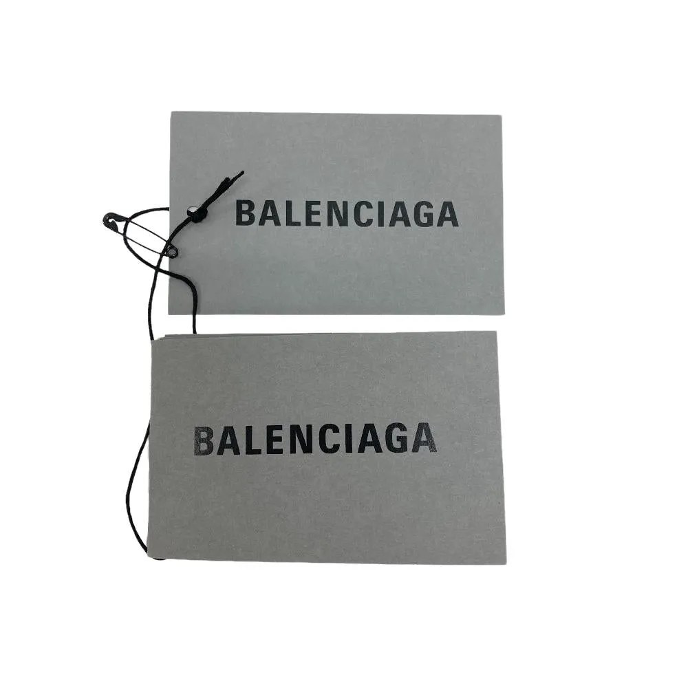 BALENCIAGA Handbag 339933 canvas white Navy kabas Women