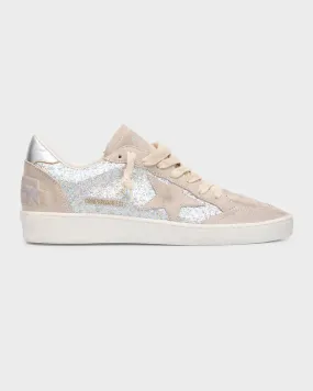 Ballstar Glitter Suede Low-Top Sneakers