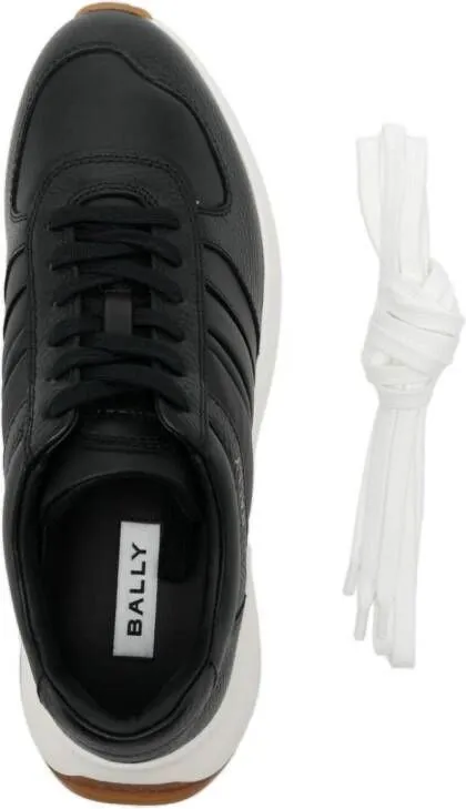 Bally logo-print panelled sneakers Black