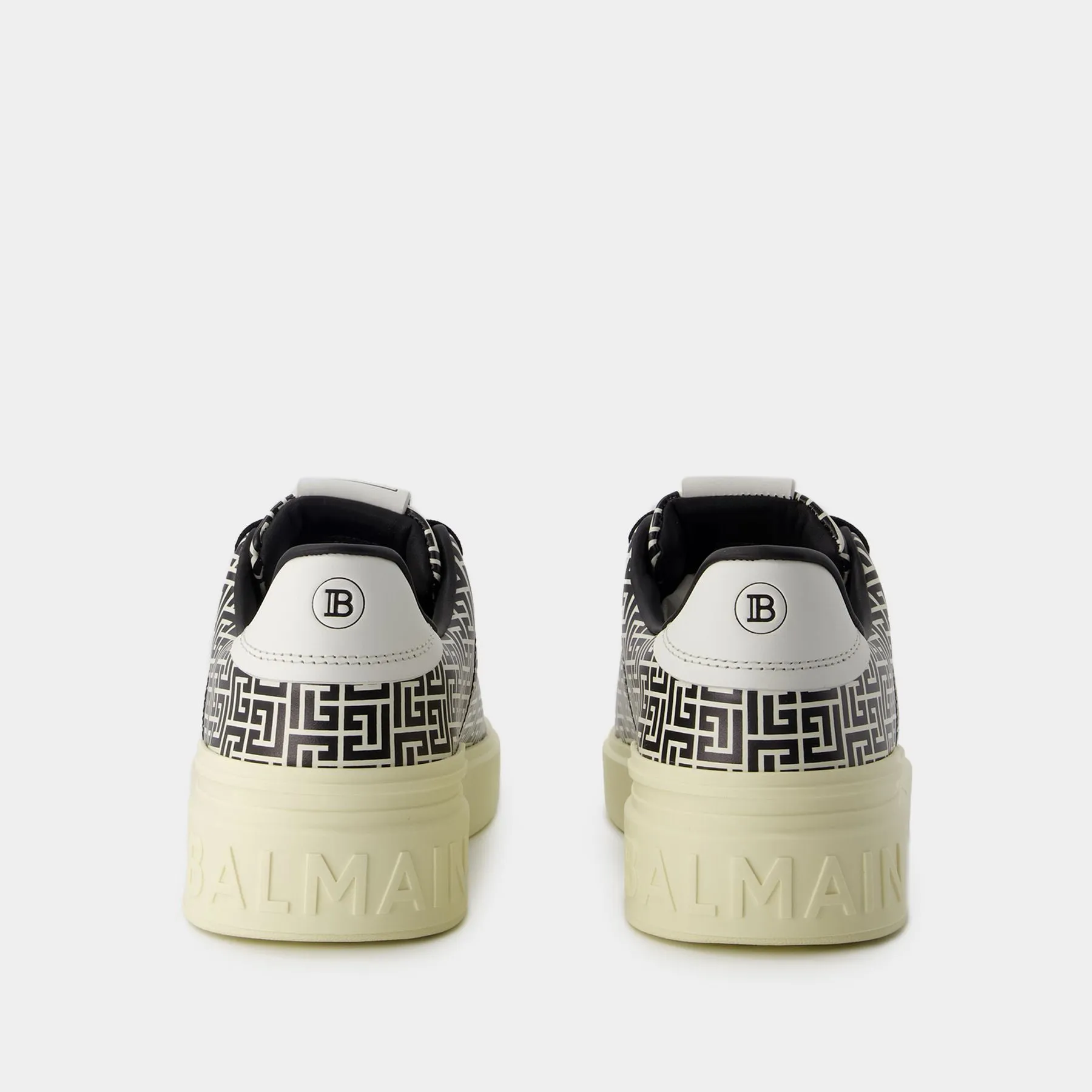 Balmain  B-Court Sneakers - Balmain - Leather - Black