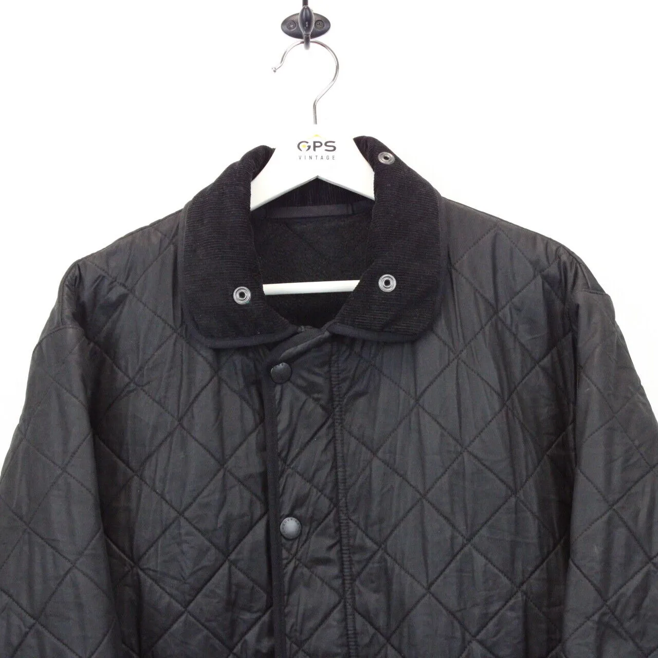 BARBOUR Duracotton Polarquilt Jacket Black | Medium