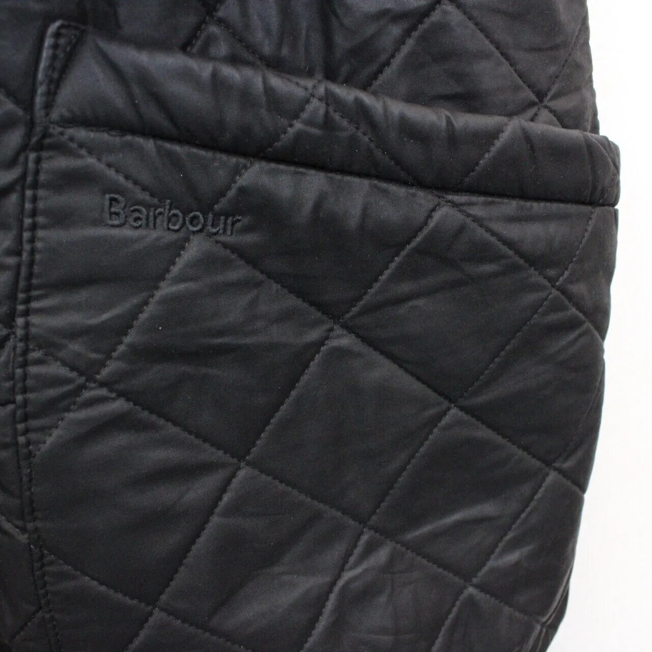 BARBOUR Duracotton Polarquilt Jacket Black | Medium