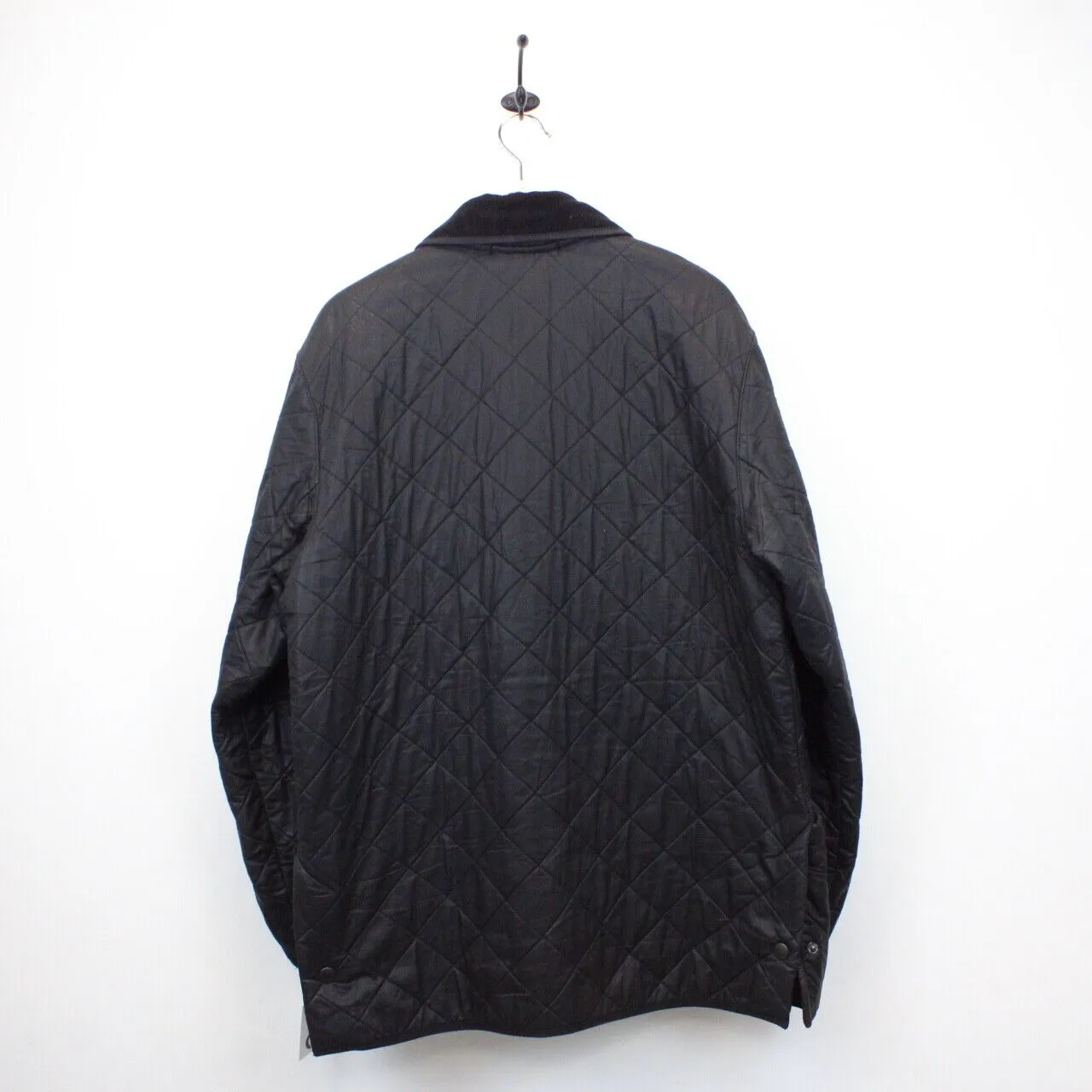 BARBOUR Duracotton Polarquilt Jacket Black | Medium