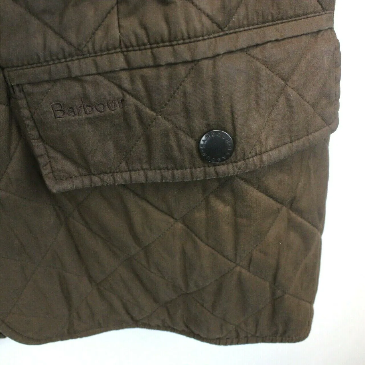 BARBOUR Quilted Jacket Brown | XL