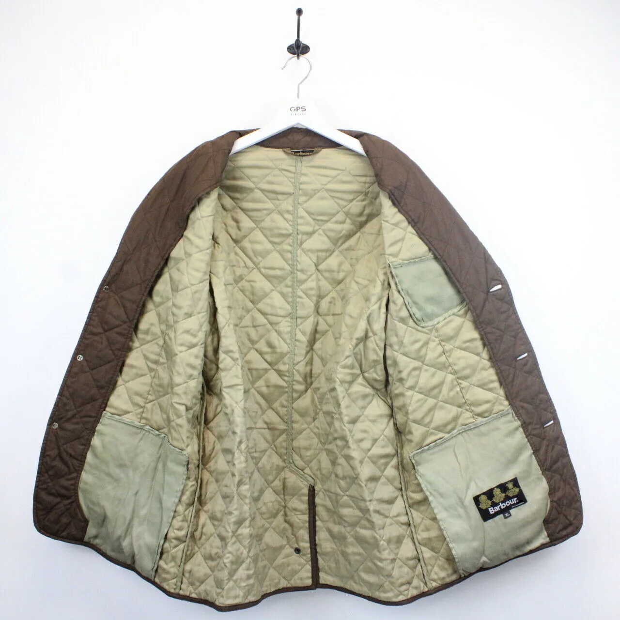 BARBOUR Quilted Jacket Brown | XL