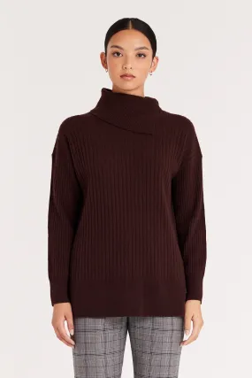 Belle Relaxed Jumper - Hickory