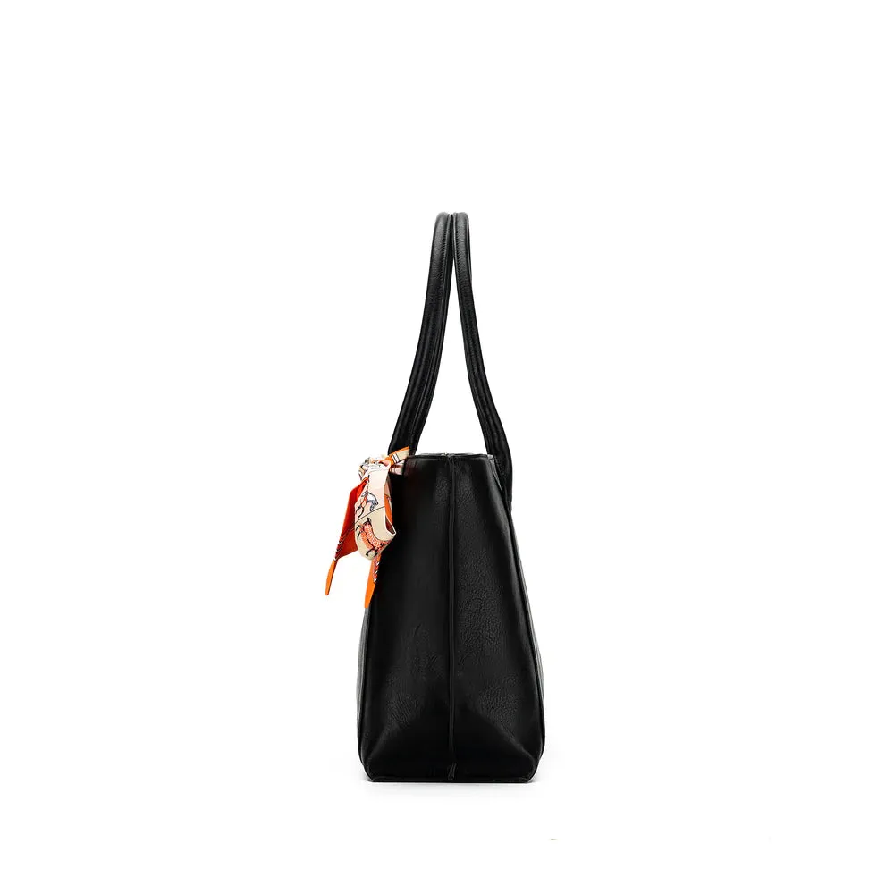 Black Caviar Designs Three Piece Handbag - Carolyn Black