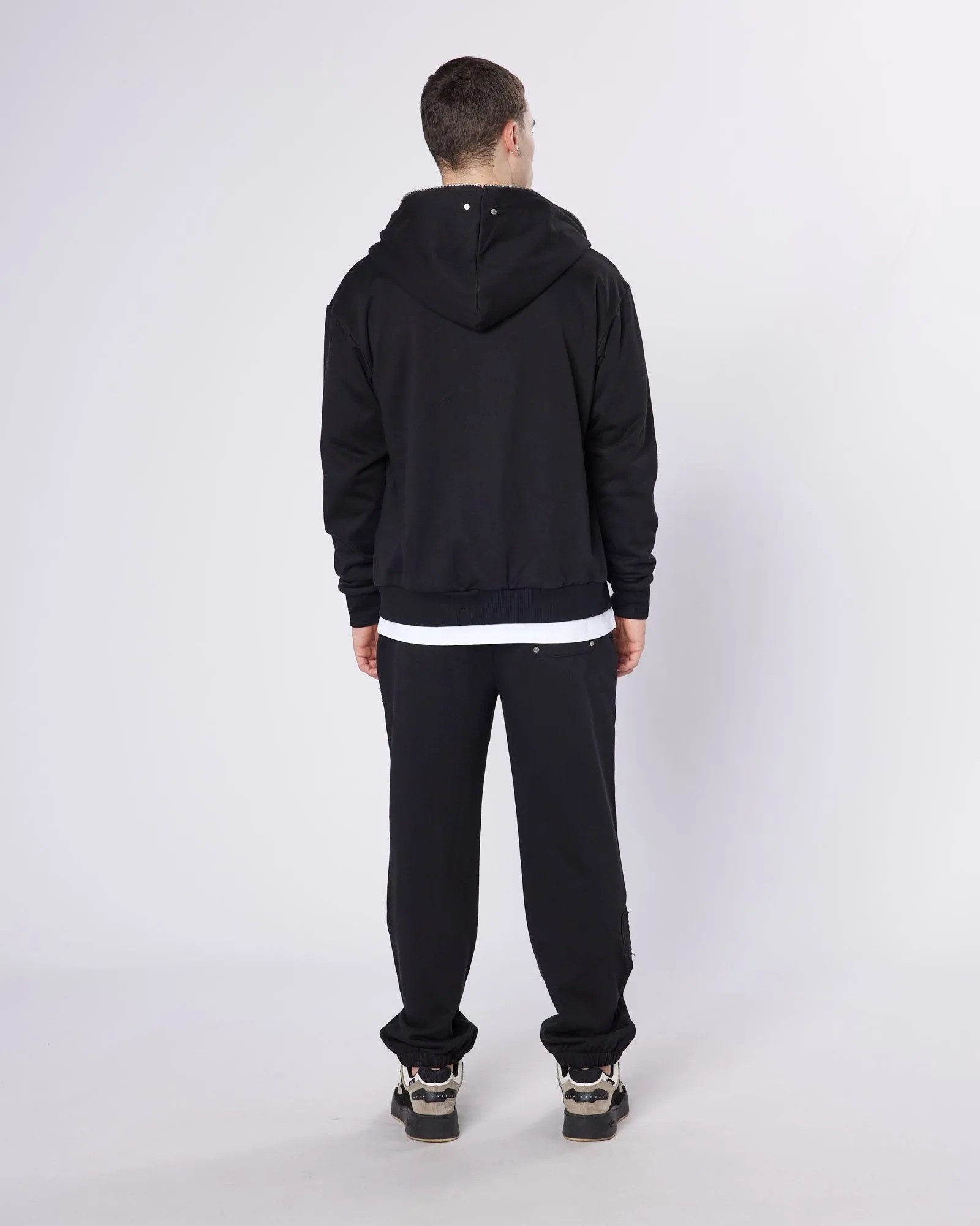 Black Relaxed Rivet OG Joggers