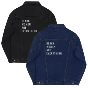 Black Women are Everything Denim jacket