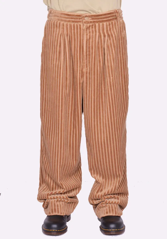 BLESS N 78 3040 ULTRA WIDE PLEATED TROUSERS JUMBO CORDUROY BEIGE (New season FW24)