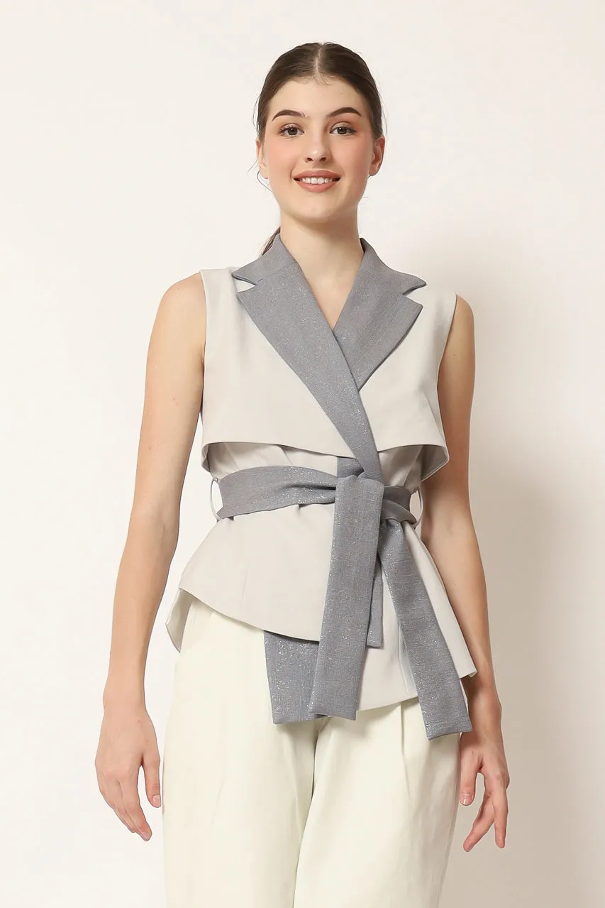 Bloom et Champs Vest Jinjet Grey Glitter