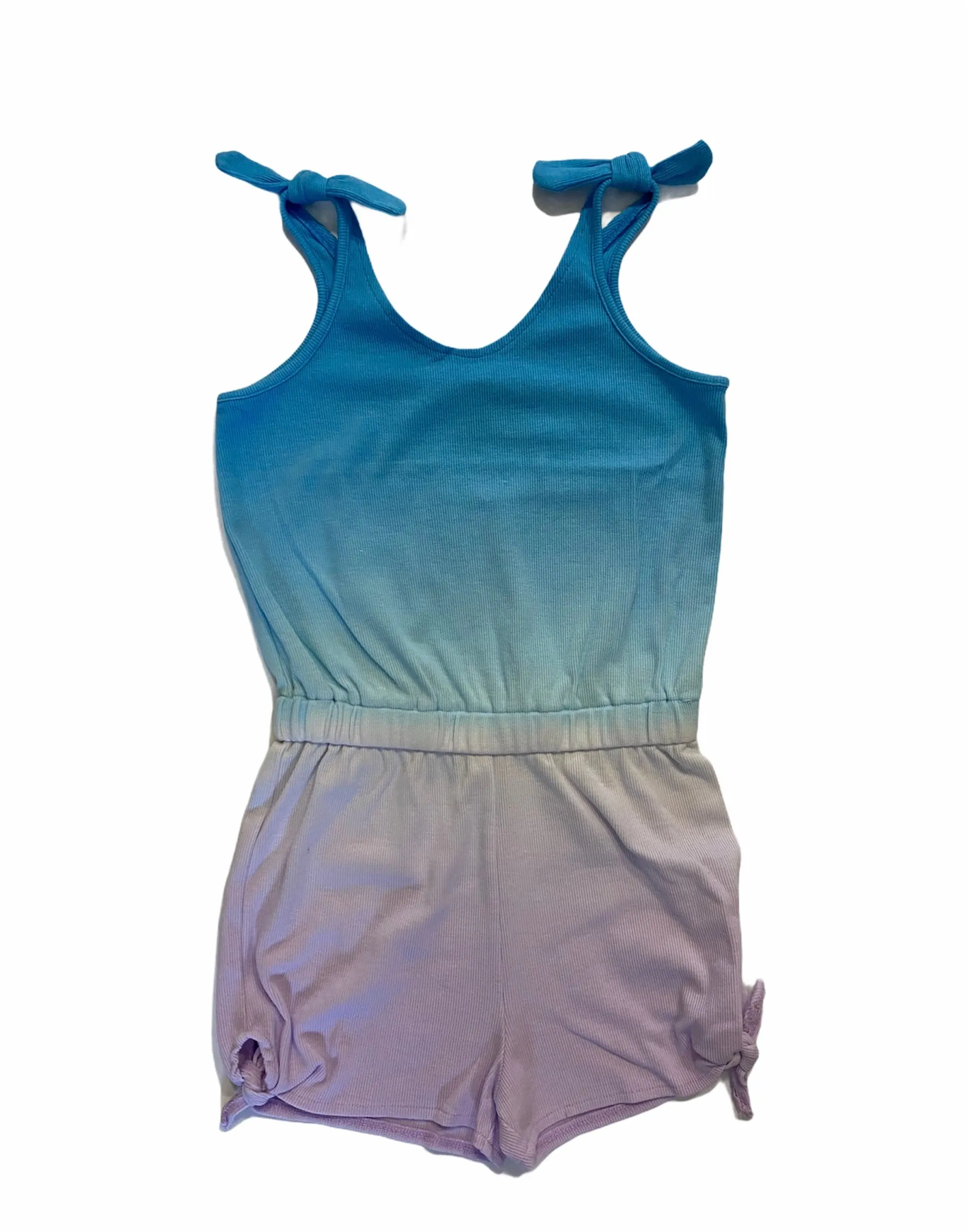 Blue Dip Dye Romper