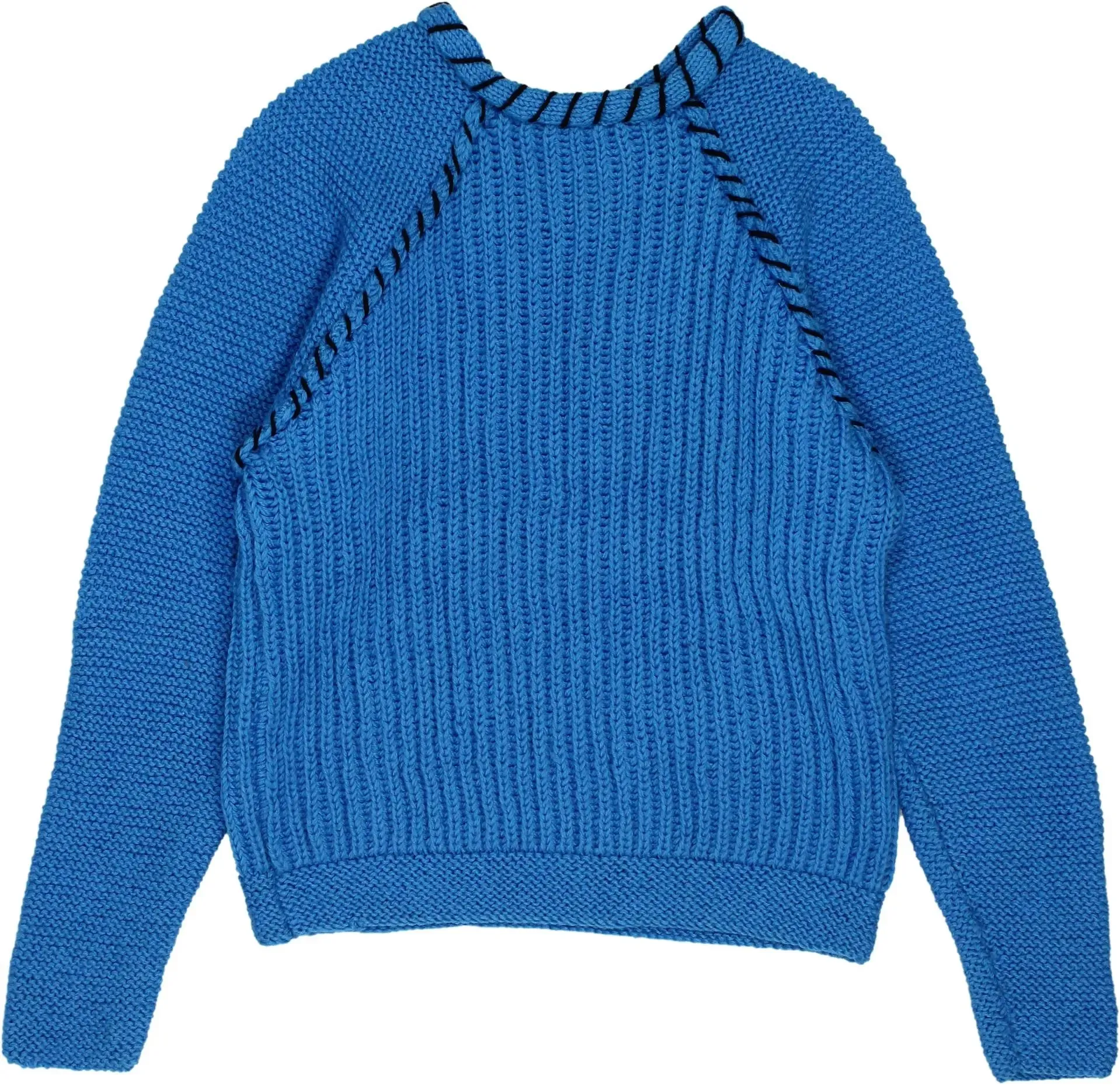 Blue Handmade Jumper | ThriftTale