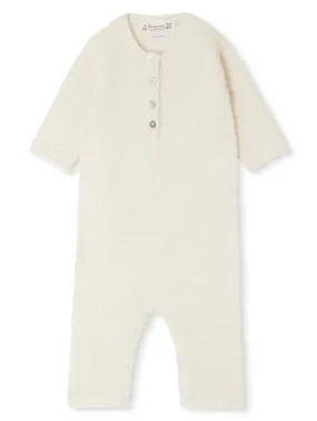 BONPOINT White Cashmere Gillis Romper