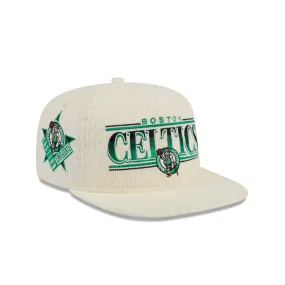 Boston Celtics Throwback Corduroy Golfer Hat