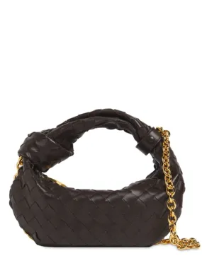 Bottega Veneta   Mini Jodie leather top handle bag 