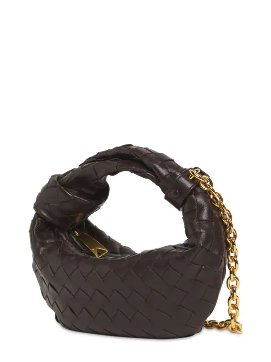 Bottega Veneta   Mini Jodie leather top handle bag 