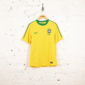 Brazil Nike 2010 Nike Home Football Shirt - Yellow - M