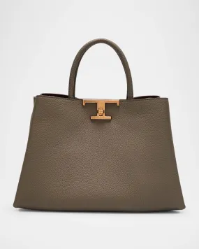 Calf Leather Top-Handle Bag