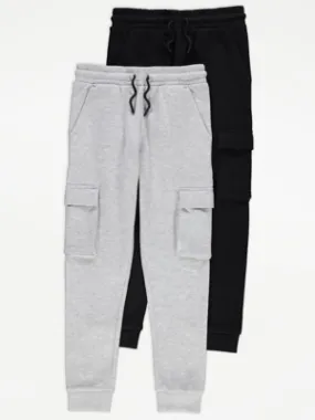 Cargo Joggers 2 Pack | Kids | George at ASDA