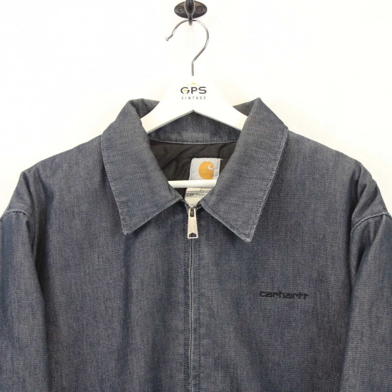 CARHARTT 00s Denim Jacket Dark Blue | XL